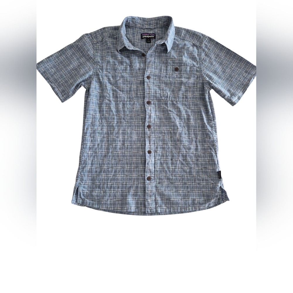 Patagonia‎ Men's Gray Plaid Button-Down Shirt
